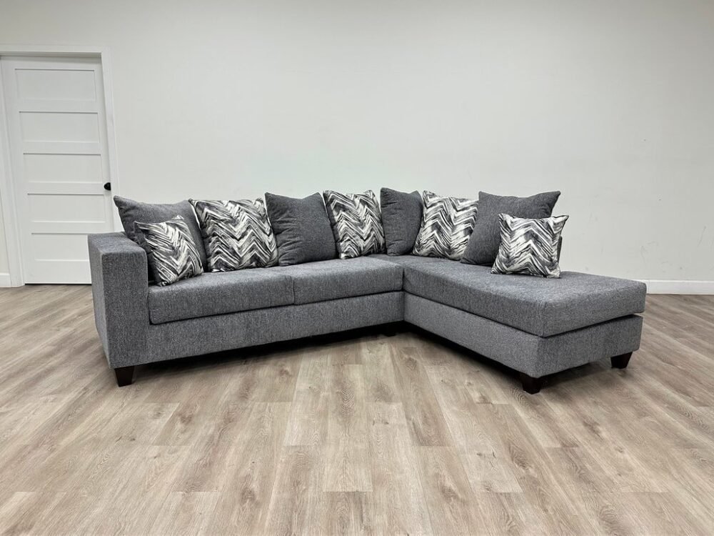 110-Charcoal Sectional