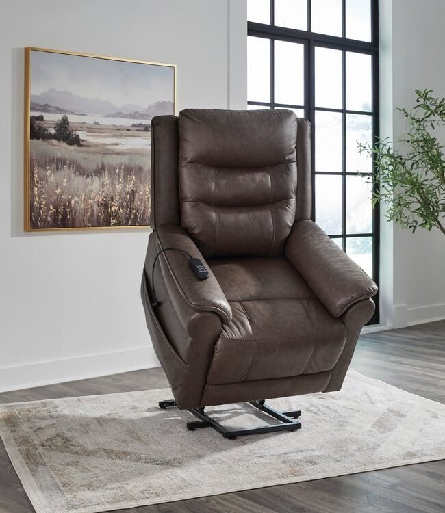 Ashley 1800412 - Power Lift Recliner (Heat/Massage)