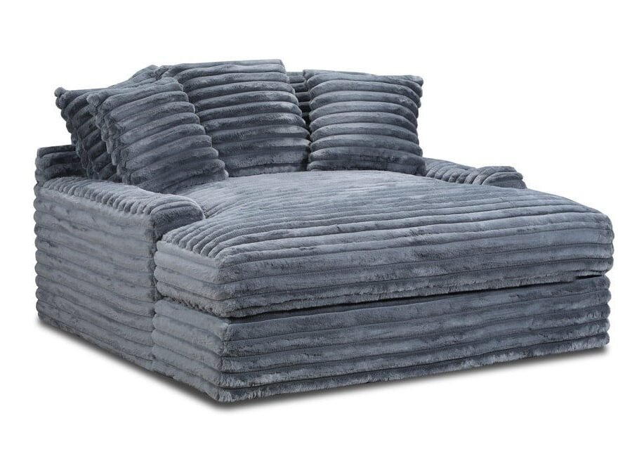 4500 - Charcoal Chaise Lounge