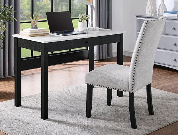 4950 RYLEE FAUX MARBLE DESK