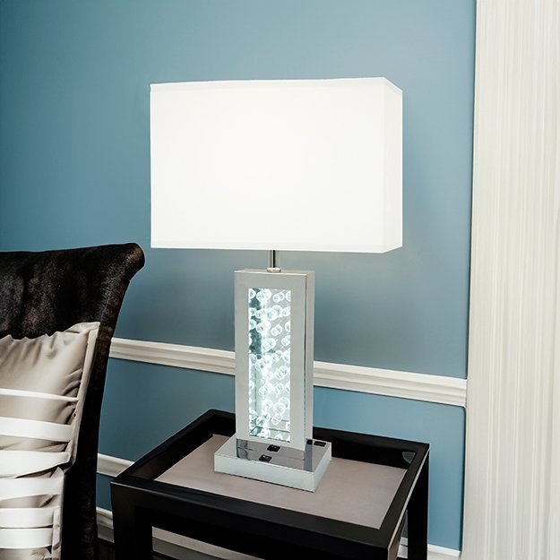 6247T MONICA LAMP CHROME-LED ACCENT