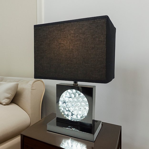 6289T-BN TABLE LAMP BLACK NICKEL-LED ACCENT