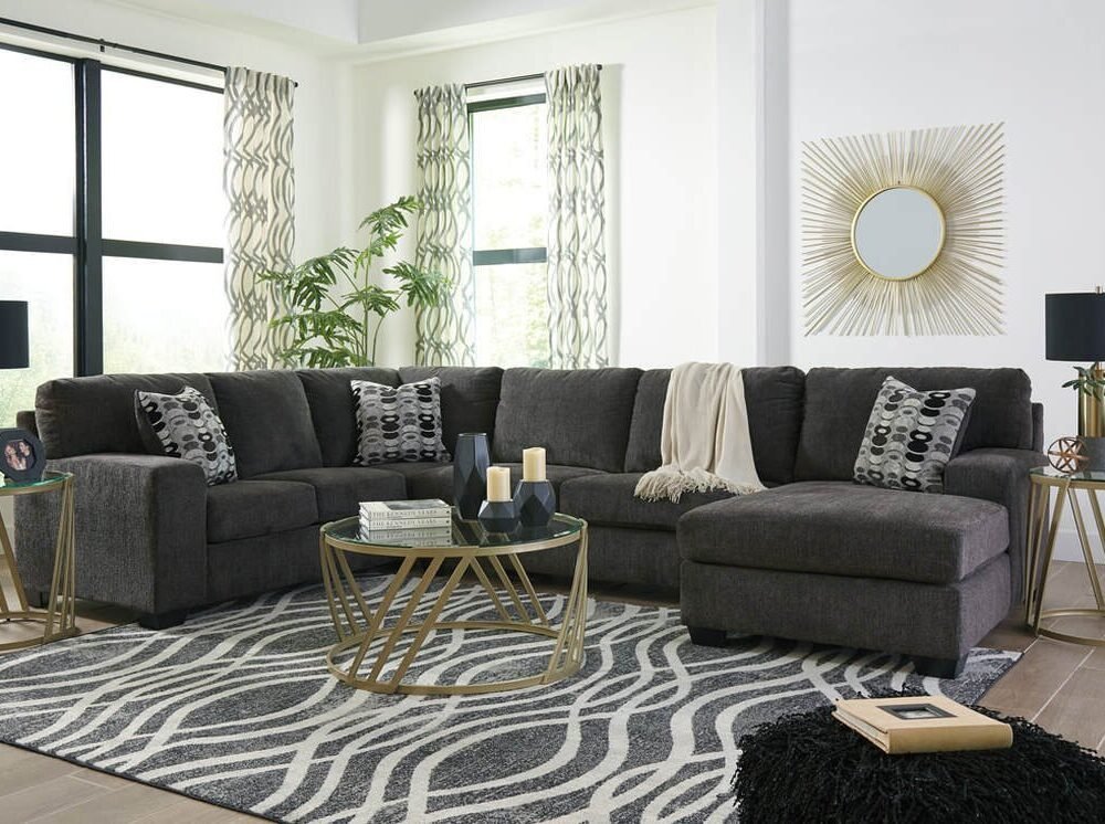 Ashley 807-03 Sectional (Smoke)