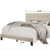 950 Fog Platform Bed - Twin, Full, Queen, King