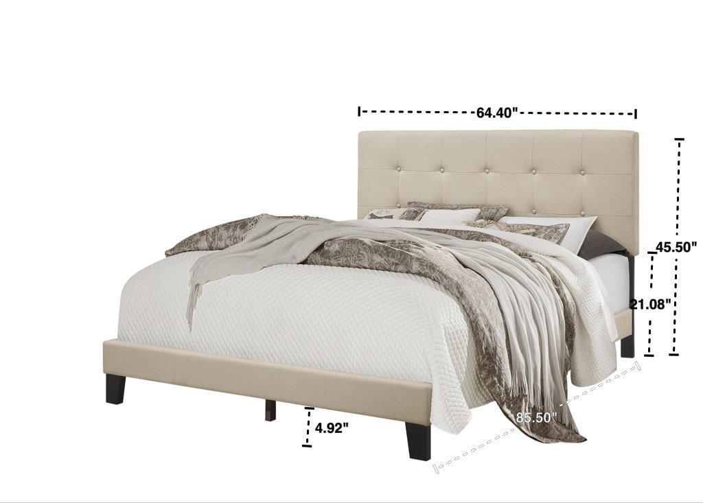 950 Fog Platform Bed - Twin, Full, Queen, King