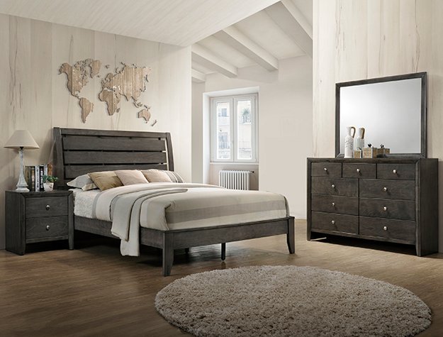 SETB4720 EVAN BEDROOM GROUP GREY
