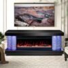 a89-2_orig.jpeg A89 TV STAND W/FIREPLACE (BLACK)