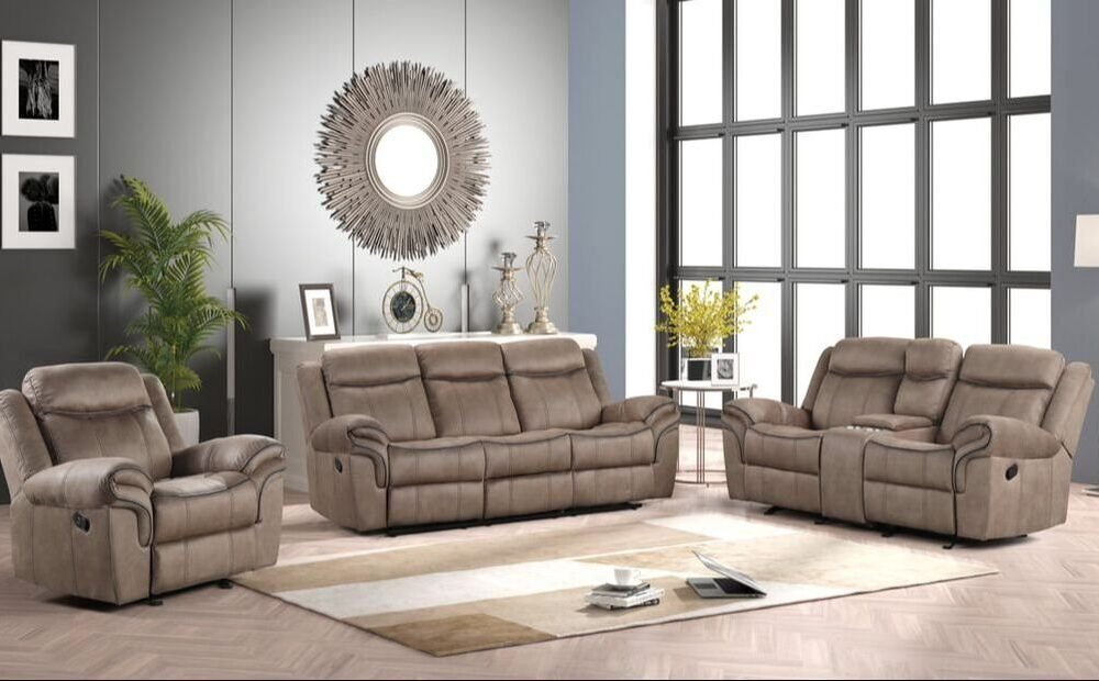 Andres Brown - 3pc Reclining Living Room Set