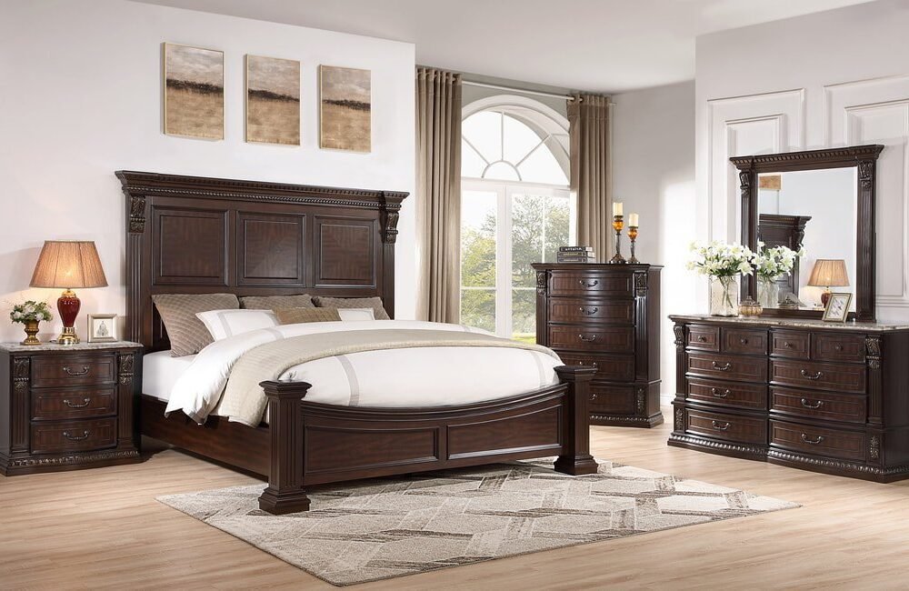B2000 - 4pc or 5pc Bedroom Set - Queen, King