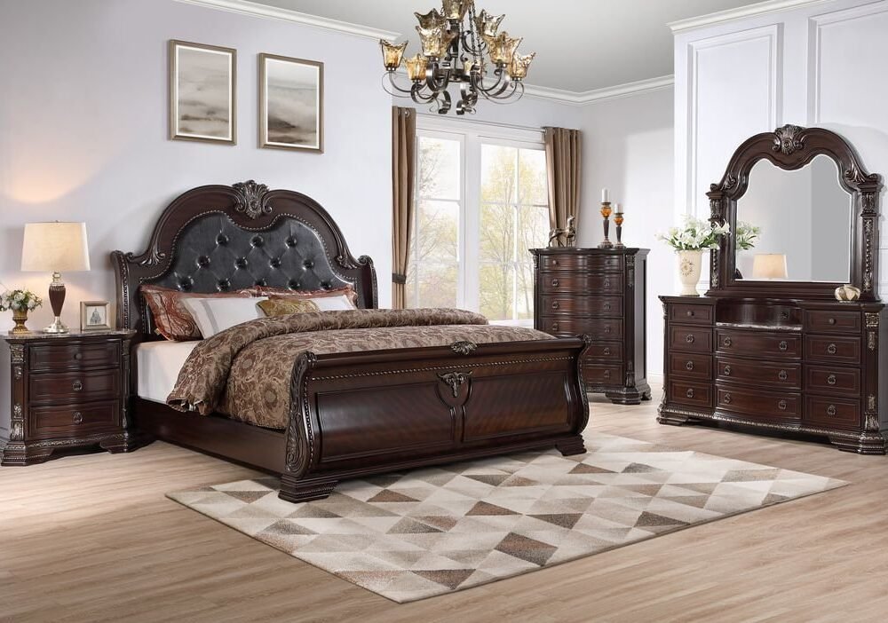 B3000 - 4pc or 5pc Bedroom Set - Queen, King