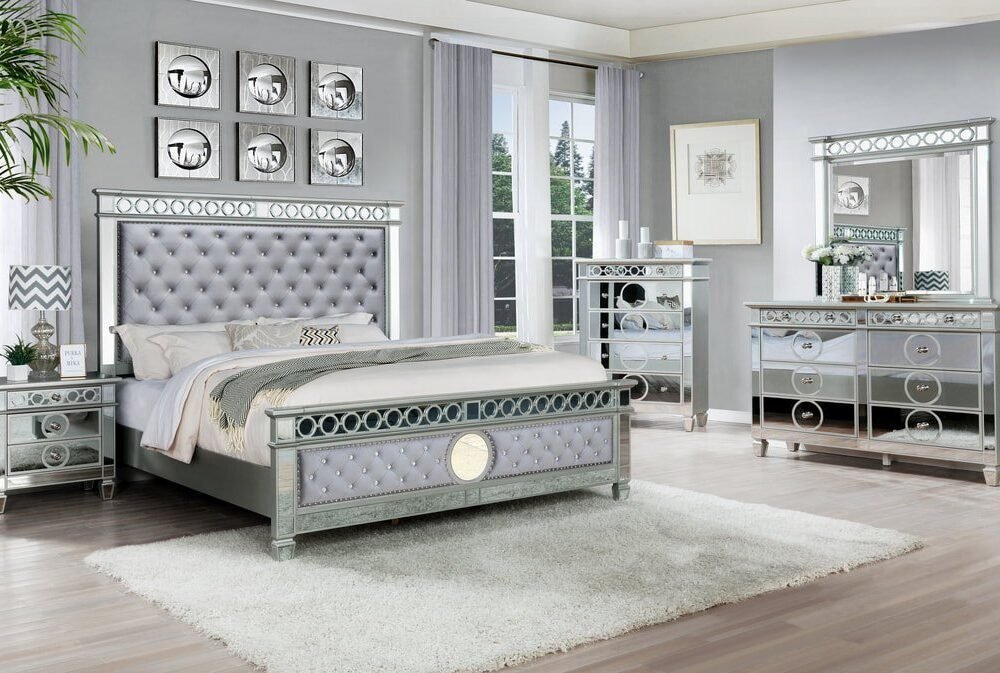 B5020 - 4pc or 5pc Bedroom Set - Queen, King