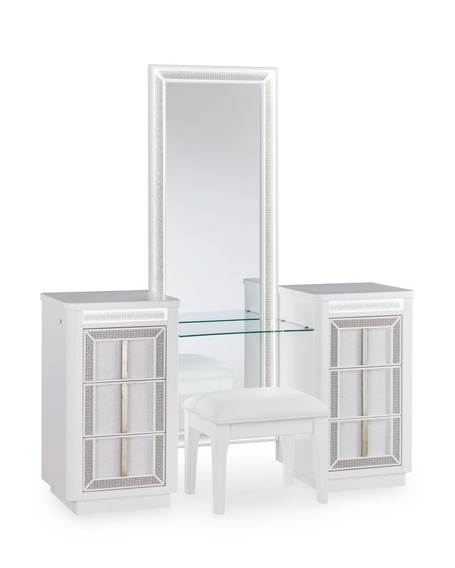 B822 - Vanity w/Stool (LED Lights)