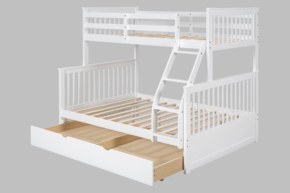 bb21-2_orig.jpeg BB21 Twin/Full Bunk Bed w/Twin Trundle White