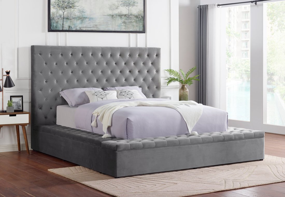 bv20789_orig.jpeg Paris Grey Platform Bed - Queen, King