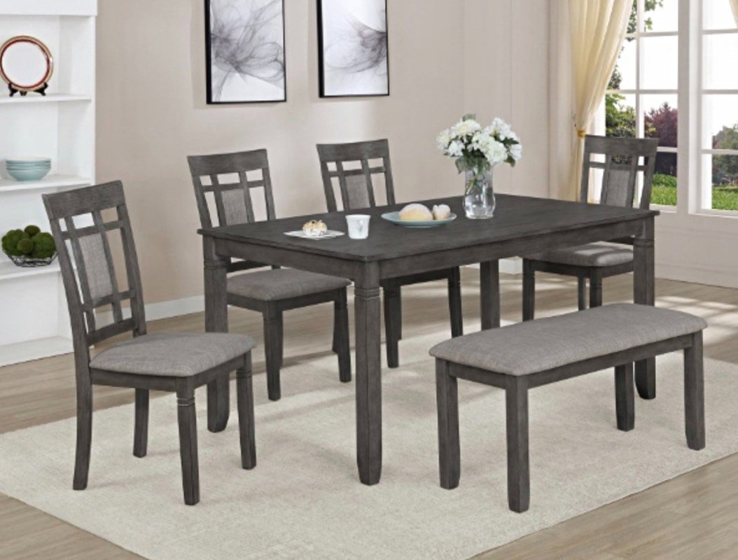 d2015_orig.jpeg D2015 - Dining Table + 4 Chair + Bench Set
