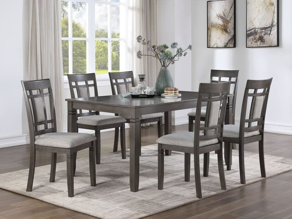 D2020 - Dining Table + 6 Chair Set