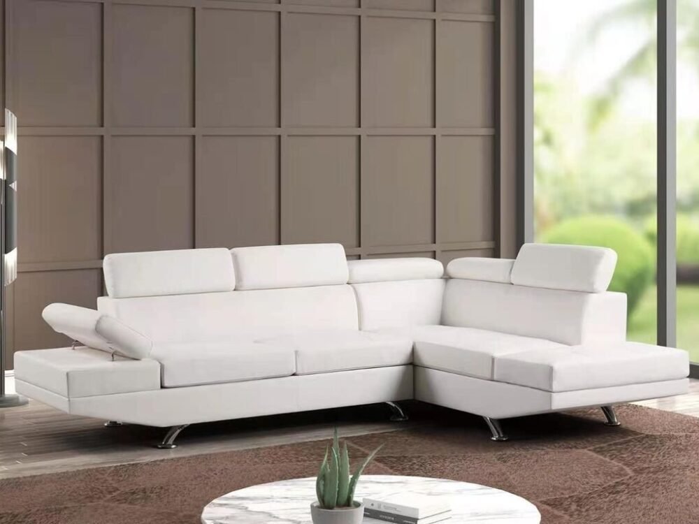 Moderno - Sectional (White)