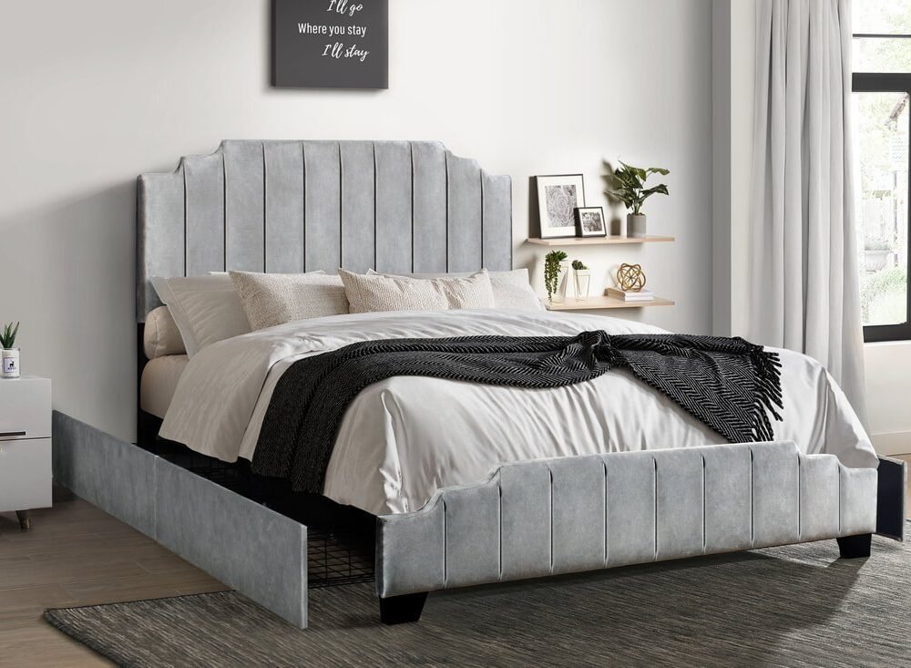 HH970 Platform Bed - Full, Queen, King