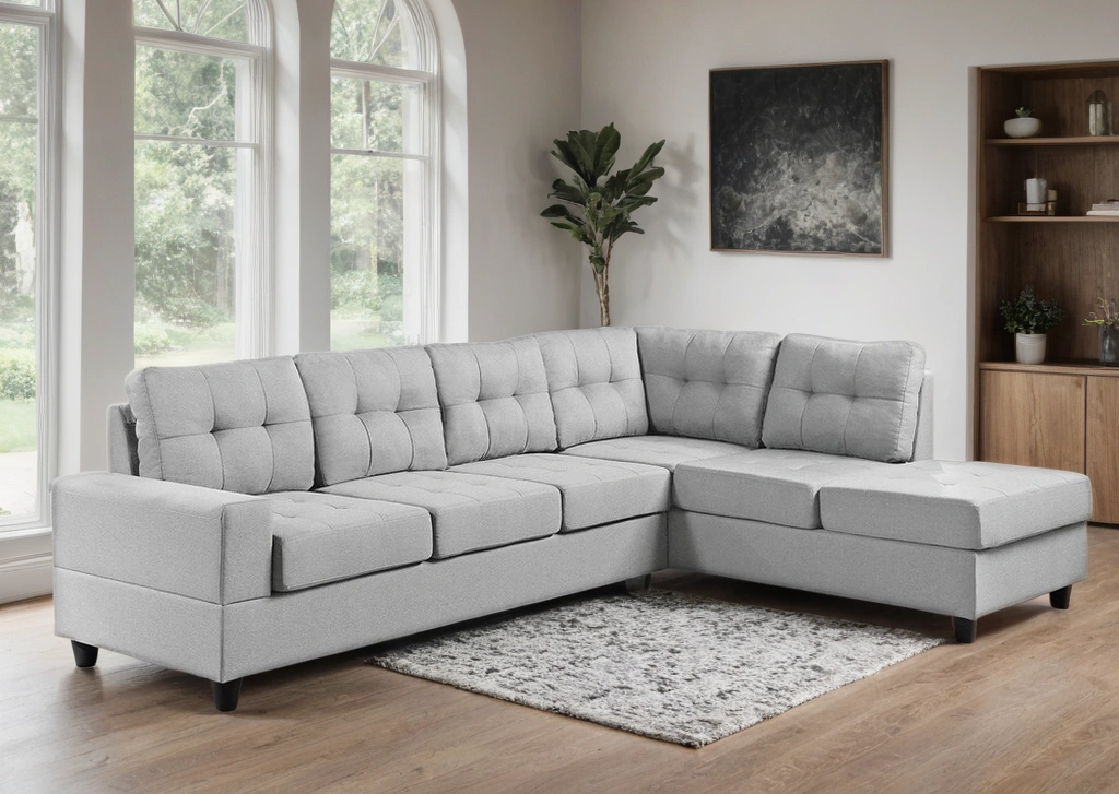 james-light-gray_orig.png James Light Gray - Reversible Sectional
