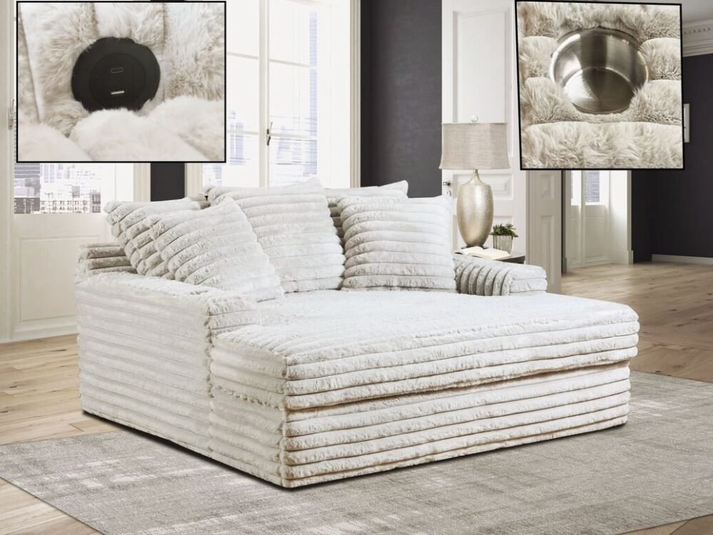 4500 - Fog Chaise Lounge