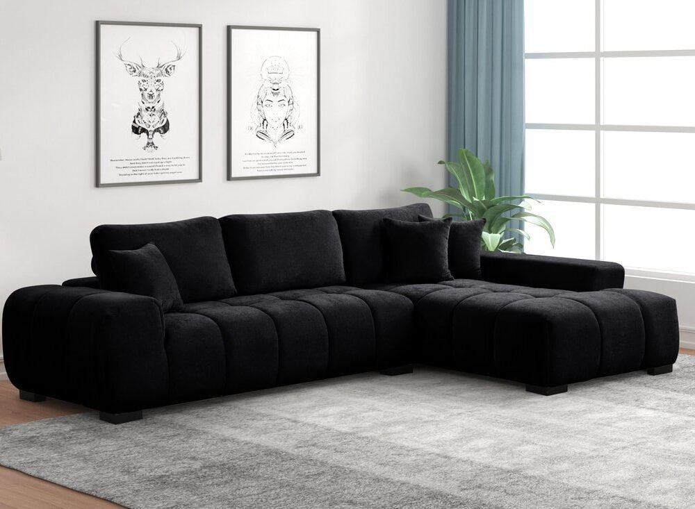 Manhattan2 - Black Sectional