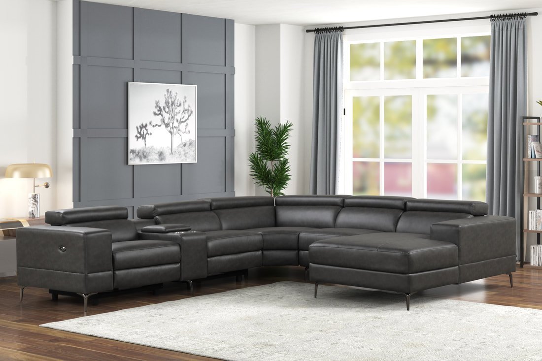 milano-gray-2_orig.jpeg MILANO GRAY- 6PC Power Reclining Sectional