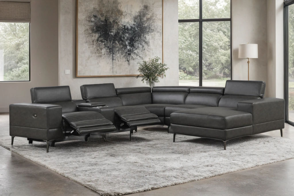 milano-gray_orig.png MILANO GRAY- 6PC Power Reclining Sectional