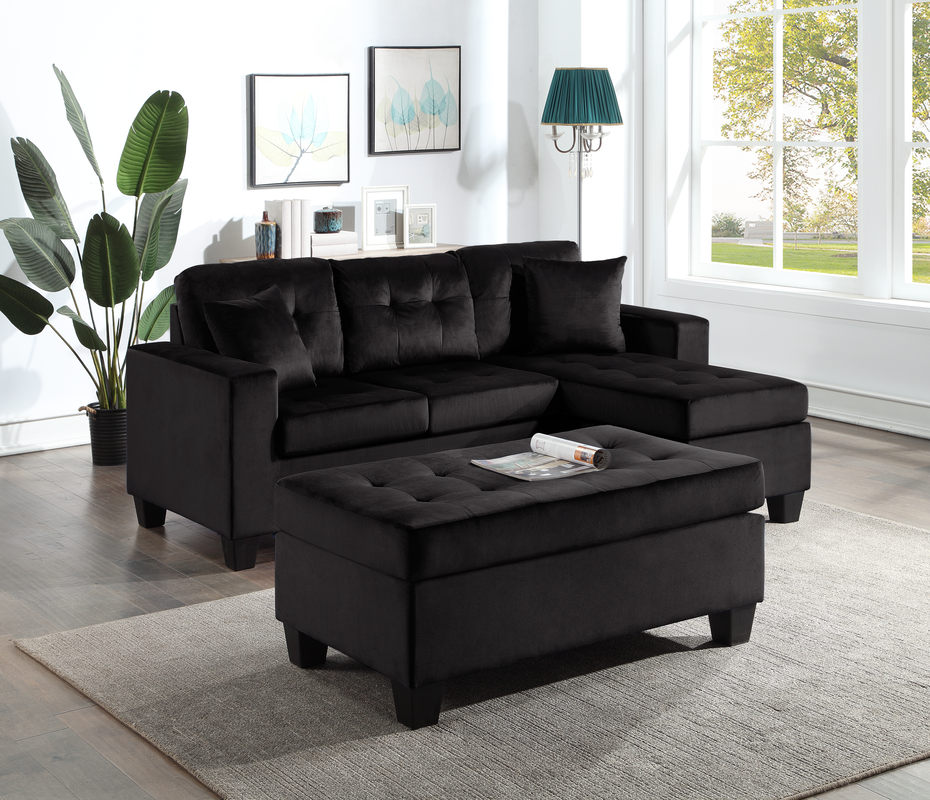 naomi-black_orig-1.png Naomi Black Velvet - Reversible Sectional & Ottoman Set