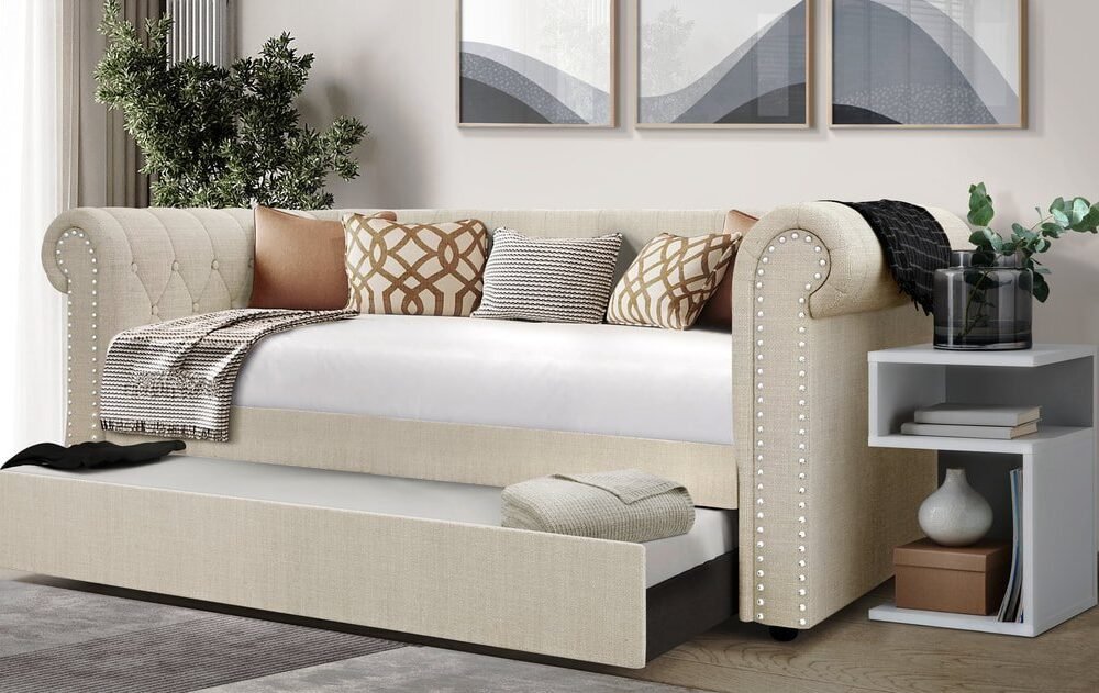 Oakmont Beige - Daybed with Trundle