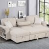pacific-beige-6_orig.jpg Pacific Beige Reversible Sectional With Pull-Out Bed