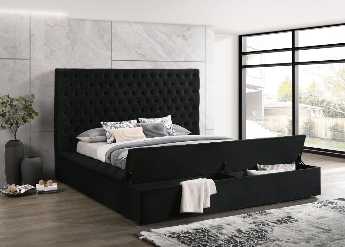 paris-black_orig-2.jpeg Paris Black Platform Bed Queen, King