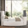 Patron Beige Platform Bed - Queen, King