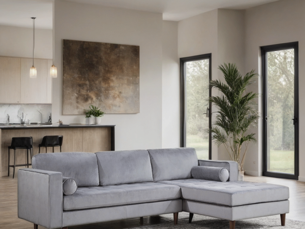 Roxy Grey Sectional