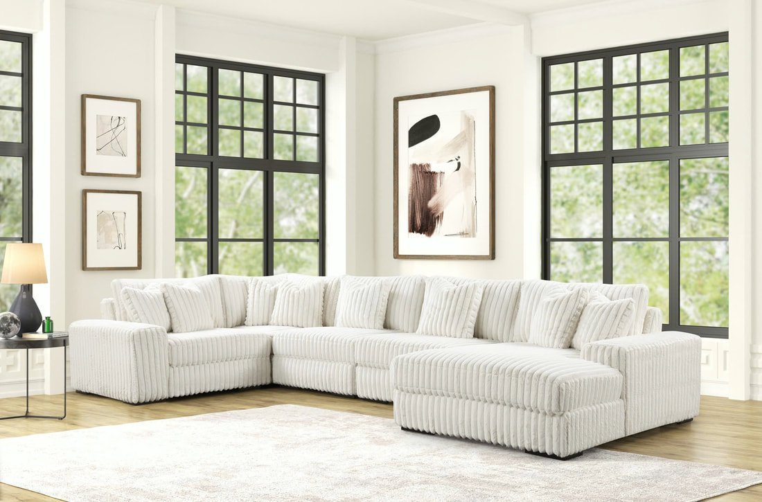 season2beige_orig.jpg SEASONS2 BEIGE 5PC Sectional