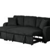 silvia-black-6_orig.jpg Silvia Black - Reversible Sectional With Pull-Out Bed