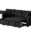 silvia-black-7_orig.jpg Silvia Black - Reversible Sectional With Pull-Out Bed