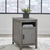 T310-417 Side End Table (USB Ports/Power Outlet)