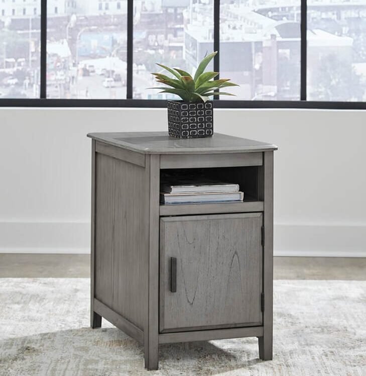 T310-417 Side End Table (USB Ports/Power Outlet)