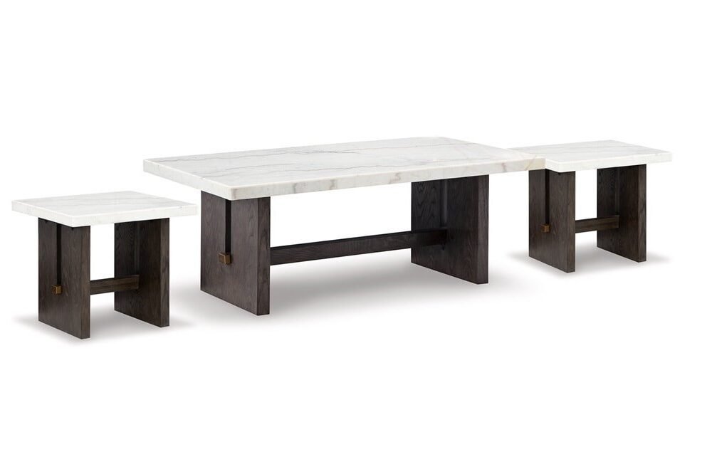 T779 Marble Occasional Table Set