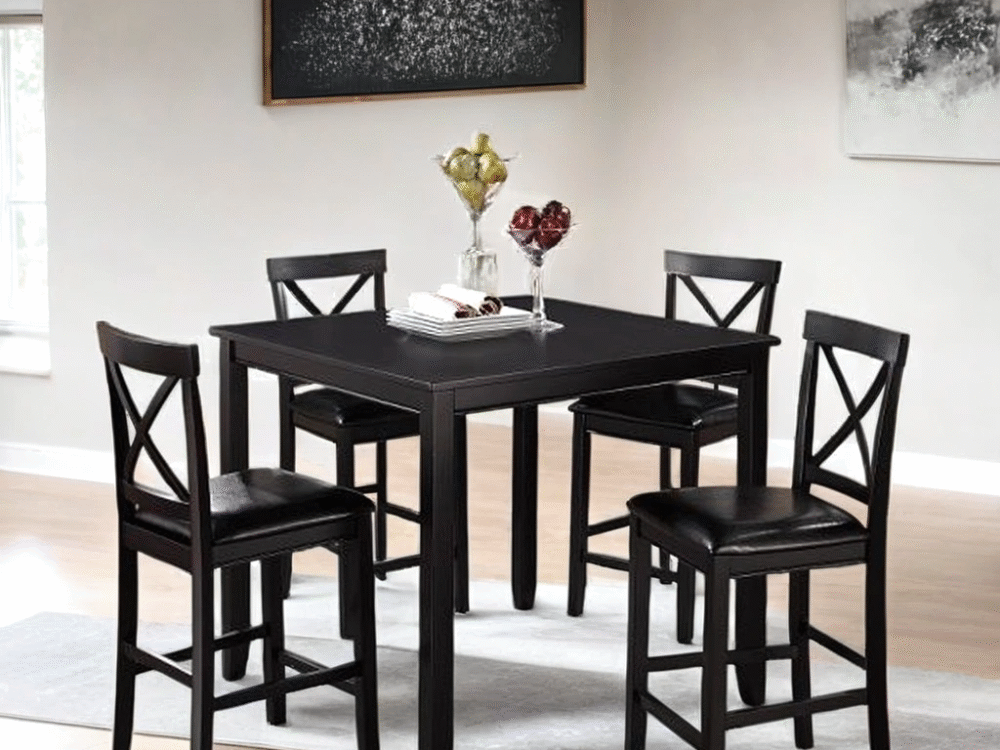 tahoe_orig.png Tahoe - Cappuccino - Pub Table + 4 Chairs