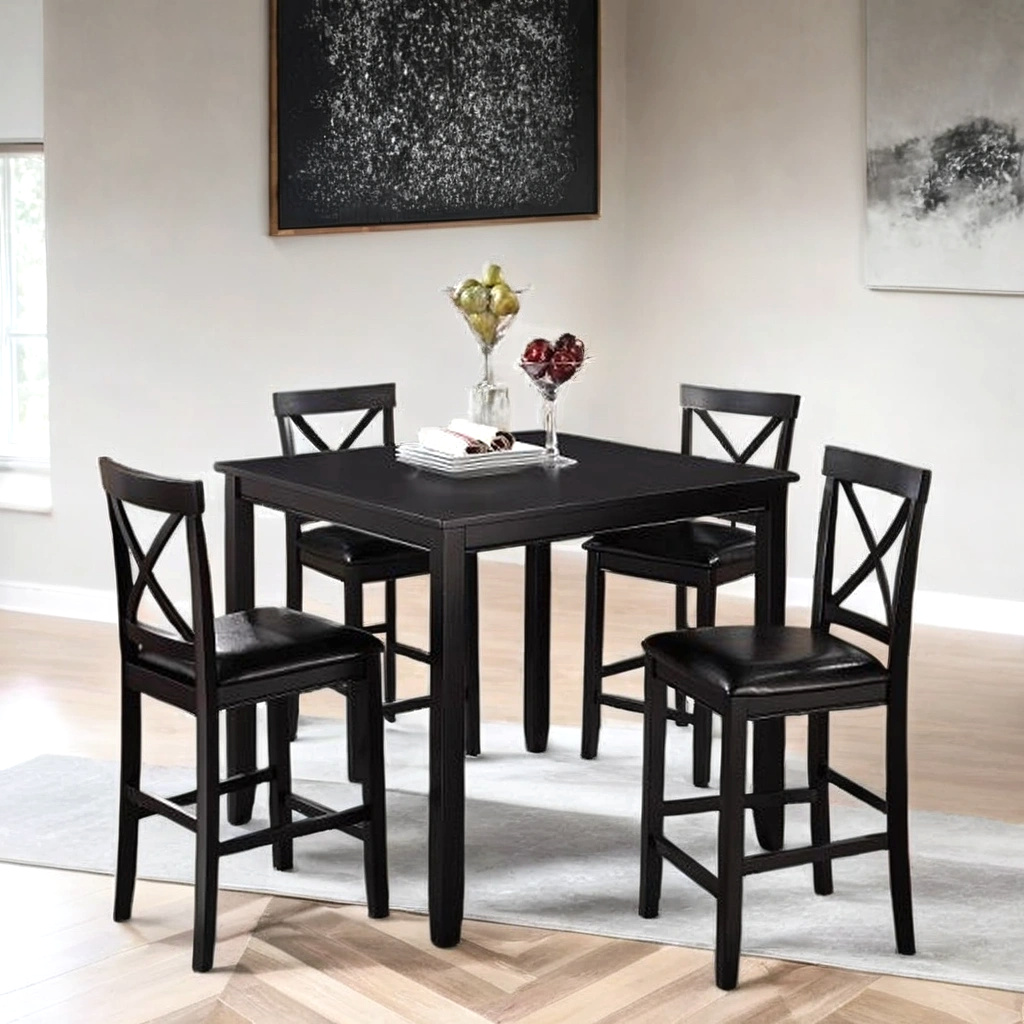 tahoe_orig.png Tahoe - Cappuccino - Pub Table + 4 Chairs