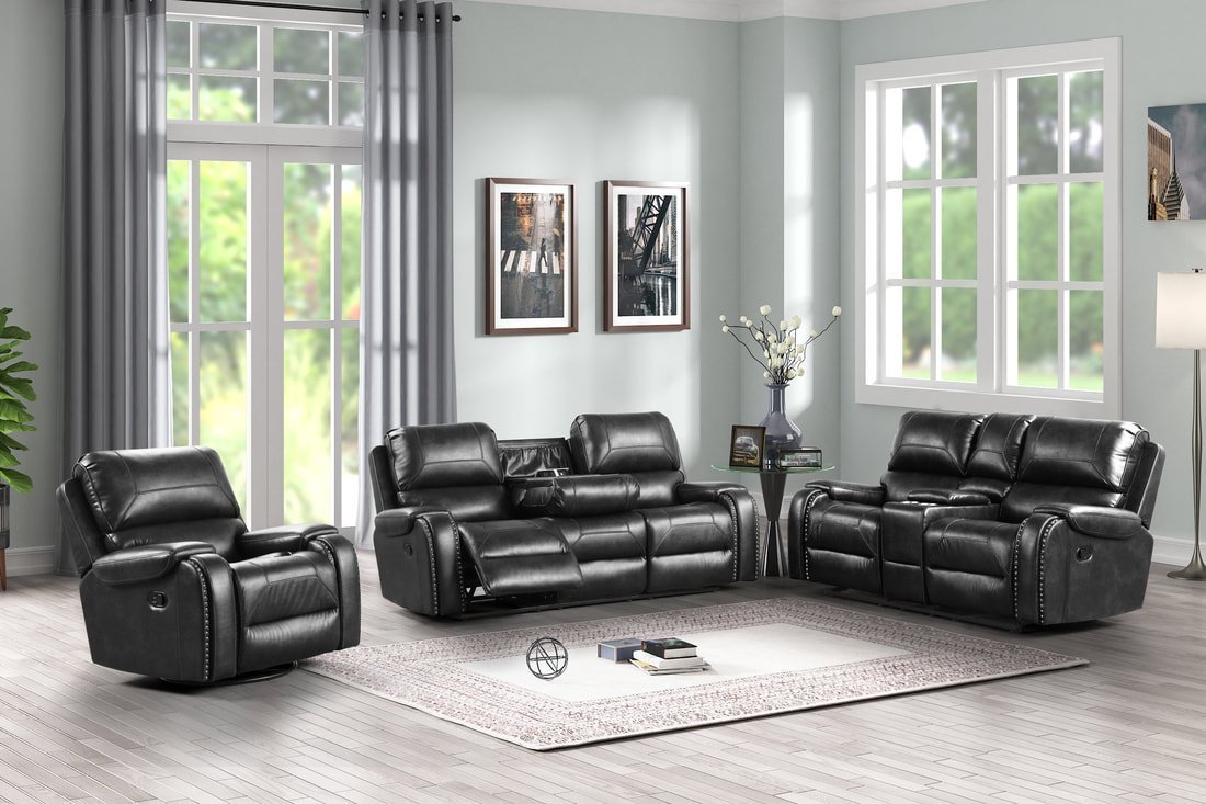 titan-black-set_orig-3.jpg Titan2004-Black OVERSIZED 3pc Reclining Set