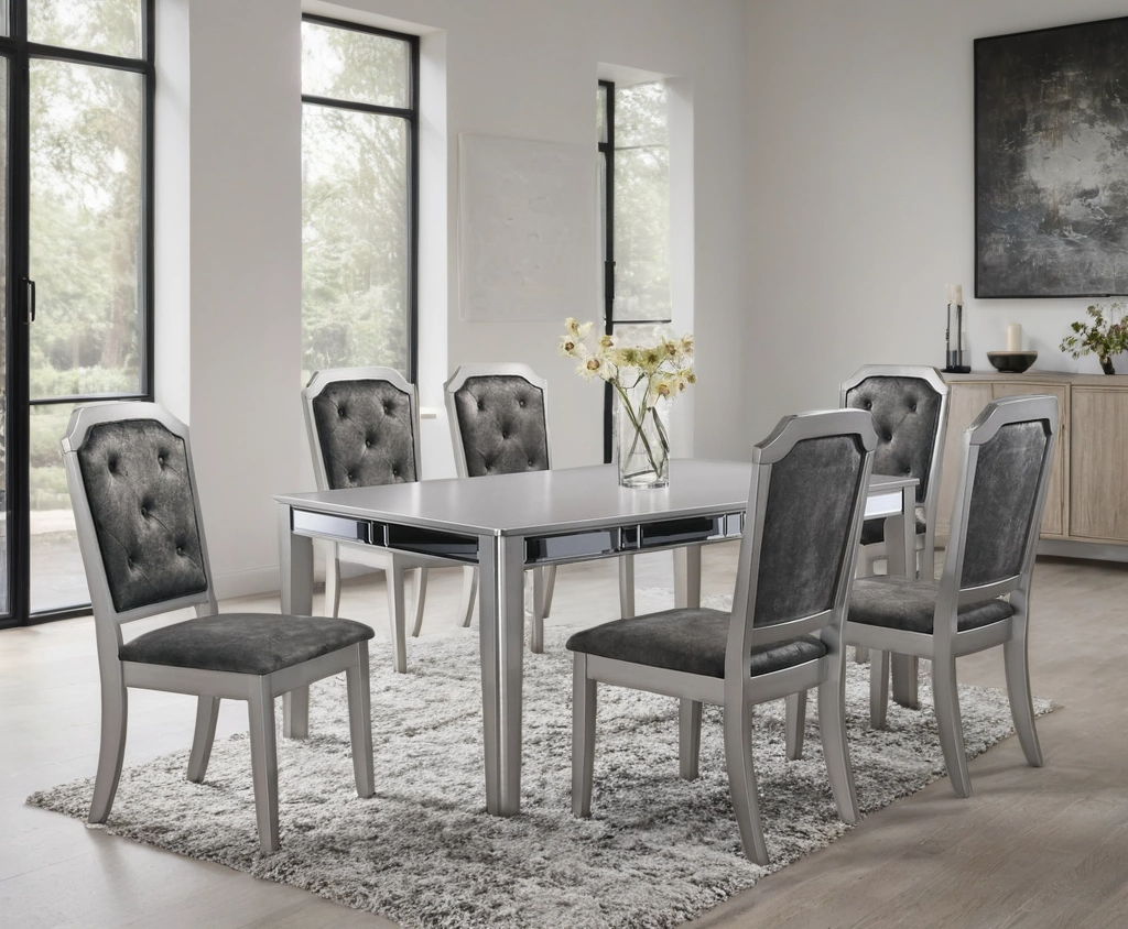 Travis Dining Table + 6 Chair Set